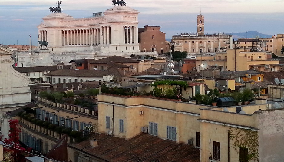 Roma al tramonto